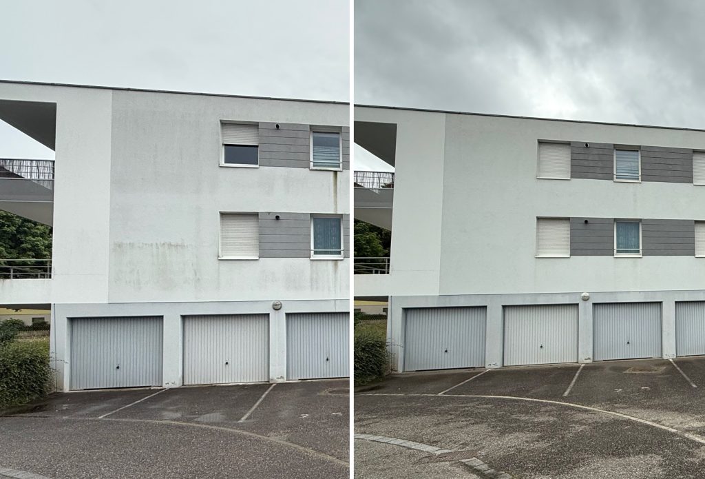 Nettoyage de façade d’une copropriété à Thann proche de Cernay